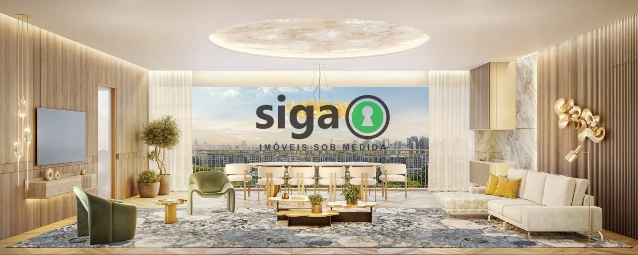 Foto do imóvel Apartamento de 178?m² no Brooklin com 3 Suítes, Varanda Gourmet e Lazer Completo