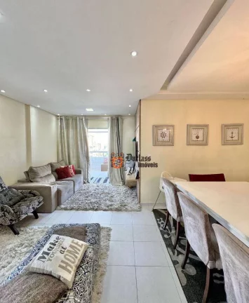 Imagem Apartamento com 3 dormitórios à venda, 123 m² por R$ 800.000 - Vila Guilhermina - Praia Grande/SP