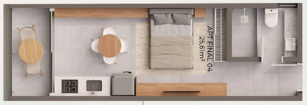 Imagem Flat à venda, 23 m² por R$ 292.622,00 - Camboinha - Cabedelo/PB