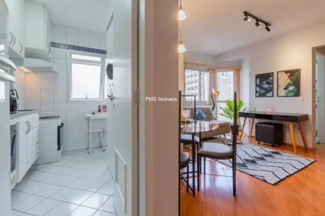Imagem Apartamento à venda na bela vista, São Paulo-SP: 1 quarto, 1 banheiro, 1 vaga de garagem, 42m² de área!