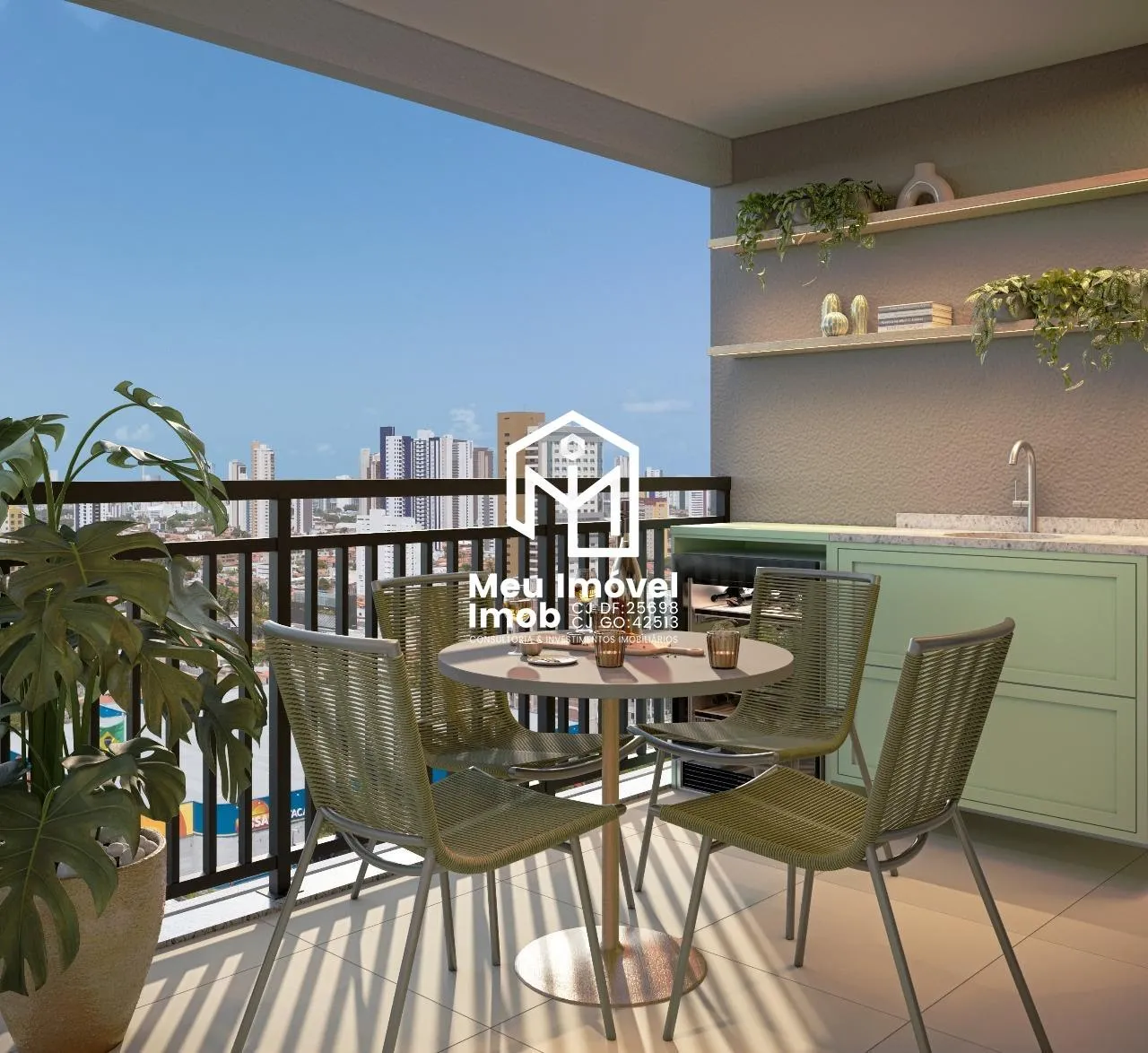 Imagem Apartamento 2 Quartos 1 Suíte 1 Vaga 61m² João Pessoa