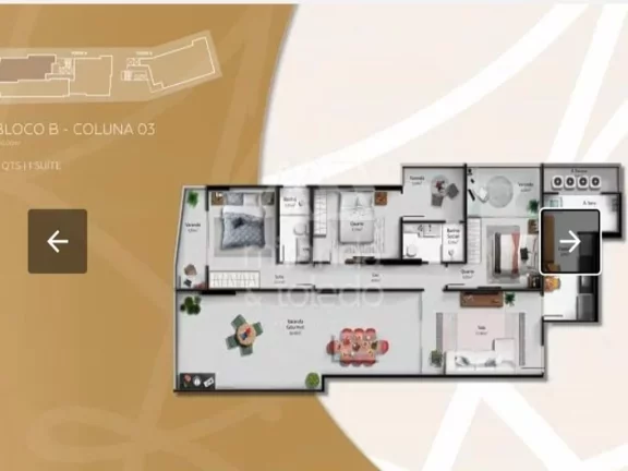 Imagem LANÇAMENTO NO CENTRO DA CIDADE -EDIFÍCIO RENE RABELLO 3 QUARTOS OU 4