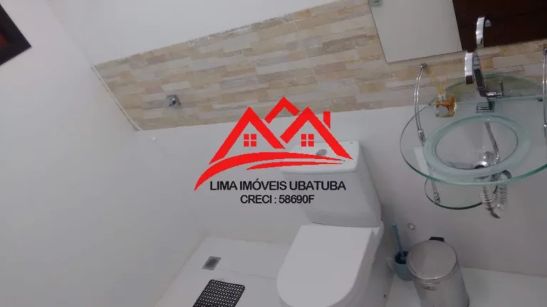 Imagem Casa Venda no Itaguá, Ubatuba, com 3 quartos sendo 2 suítes, 3 vagas, mobiliada.