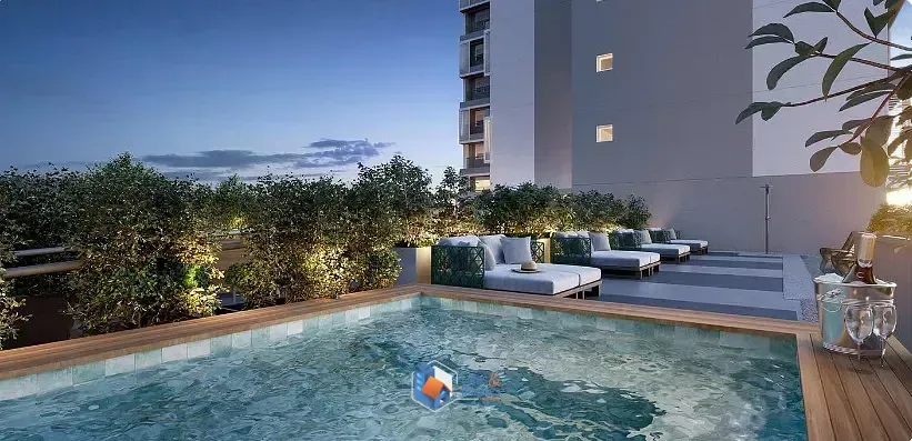 Imagem Apartamento para venda em Indianópolis com 1 quarto, sendo 1 suíte, 40m²