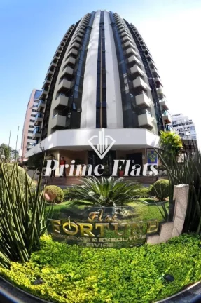 Imagem Flat disponível para locação no Fortune Residence, com 40m², 1 dormitório e 1 vaga