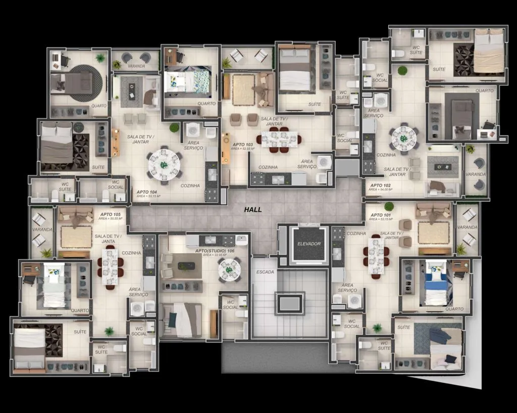 Imagem Loft moderno de 22 m² no Aeroclube, com lazer completo e fácil acesso às praias. Conforto, praticidade e ótima localização.