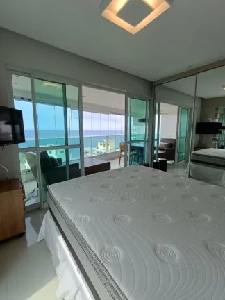 Imagem 3 Suítes, 141m2 privativos, no cheio de charme Morro Ipiranga - Barra, vista mar frontal e definitiva p/ o Cristo e Farol, mobiliado porteira fechada