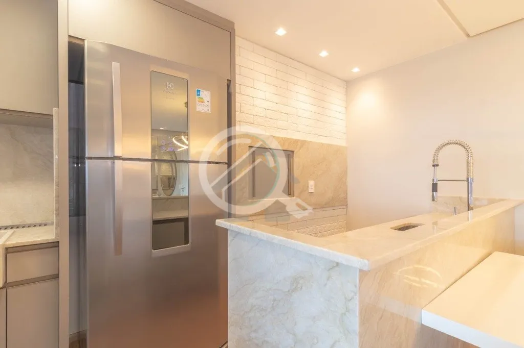 Imagem Apartamento mobiliado, 99 m² de area privativa, sacada integrada, finamente decorado com uma vista ...
