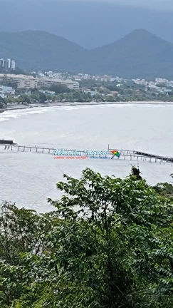 Foto do imóvel terreno com ótima vista para o MAR