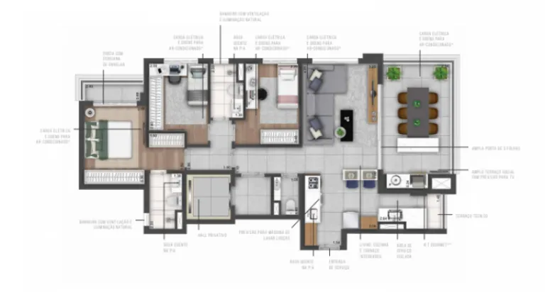 Imagem Apartamento com 3 Quartos à Venda, 152 m²em Vila Mariana - São Paulo