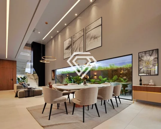 Imagem Sobrado 4 Suítes, 340 m² c/ lazer à venda no Condomínio Alphaville