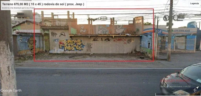 Foto do imóvel Terreno para alugar, 675 m² por R$ 10.000/ano - Praia de Itaparica - Vila Velha/ES
