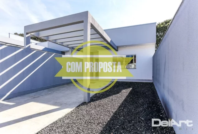 Foto do imóvel Casa geminada novinha - com 79,64m2 - no Centro I-Baixada - Mafra - ACEITA FINANCIAMENTO.