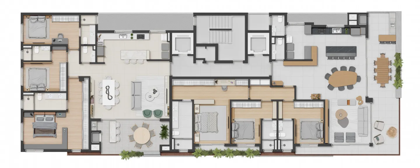 Imagem Apartamento à venda em Caxias do Sul, Exposição, com 3 quartos, 241.13m2