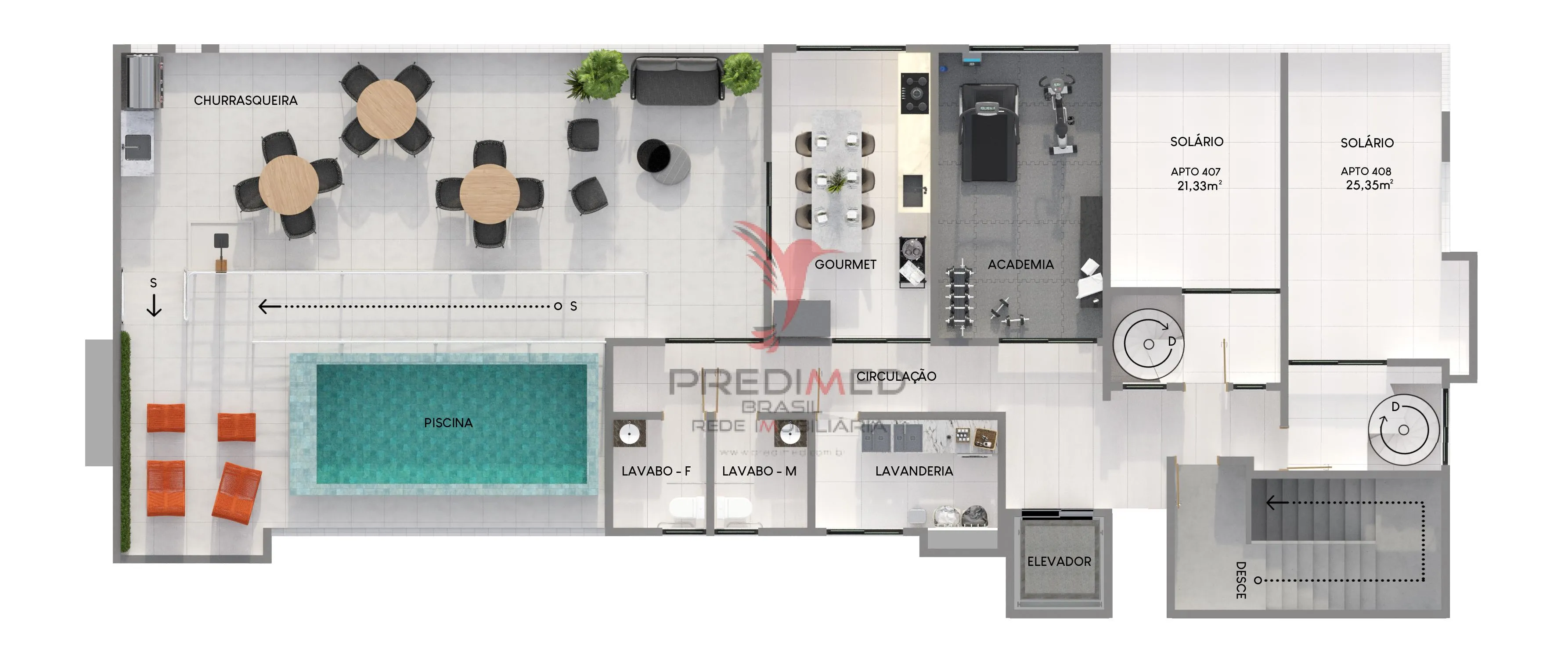 Imagem Flat NOVO e PRONTO em Intermares: Modernidade, Lazer no Rooftop e Entrega Imediata!