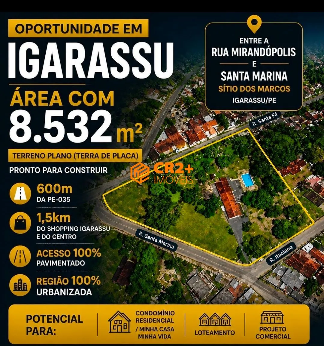 Imagem Terreno plano - Igarassu - Area 8.532m - Pavimentado
