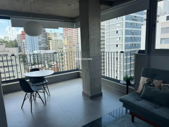 Imagem Imperdível: Apartamento à venda em São Paulo-SP, Cerqueira César 1 quarto, 1 sala, 1 banheiro, 1 vaga de garagem, 46,00 m².