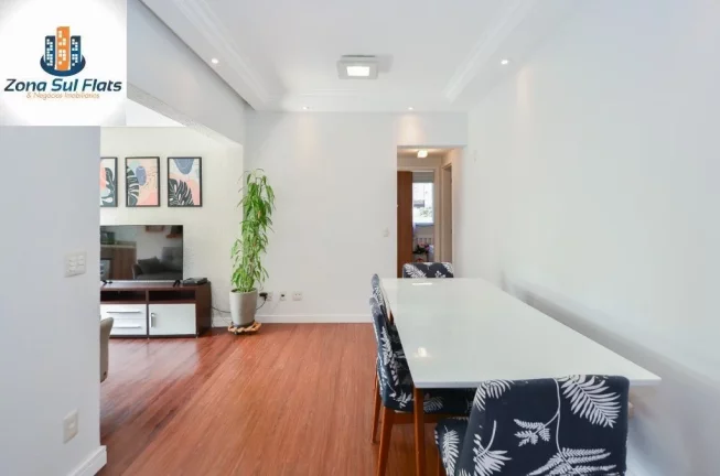 Imagem Apartamento à Venda Em Santo Amaro Com 2 Dormitórios Sendo 1 Suíte e 2 Vagas