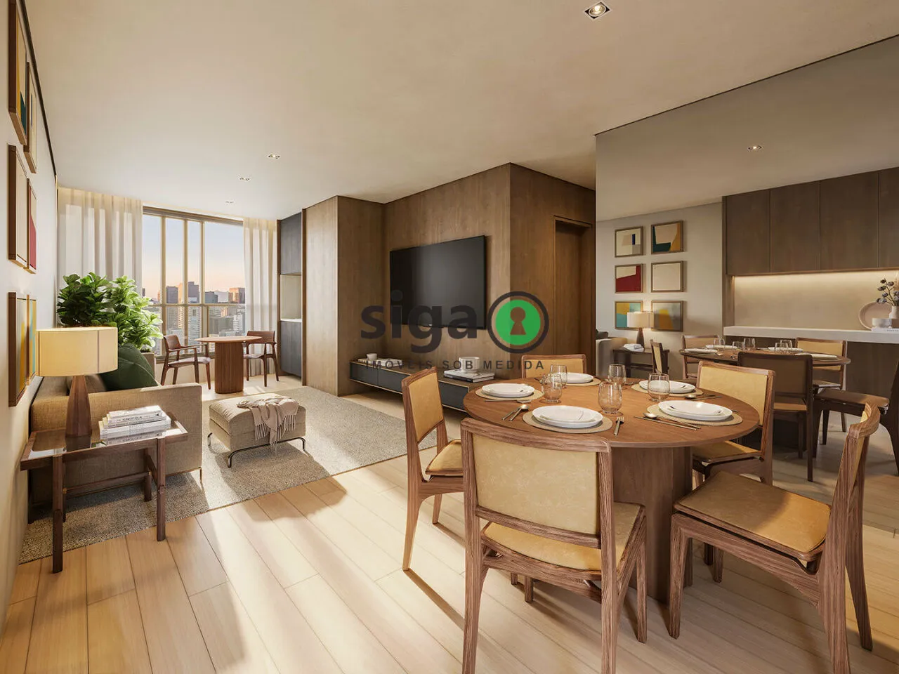 Imagem OMA 909 Pinheiros: 90m² de amplitude e sofisticação