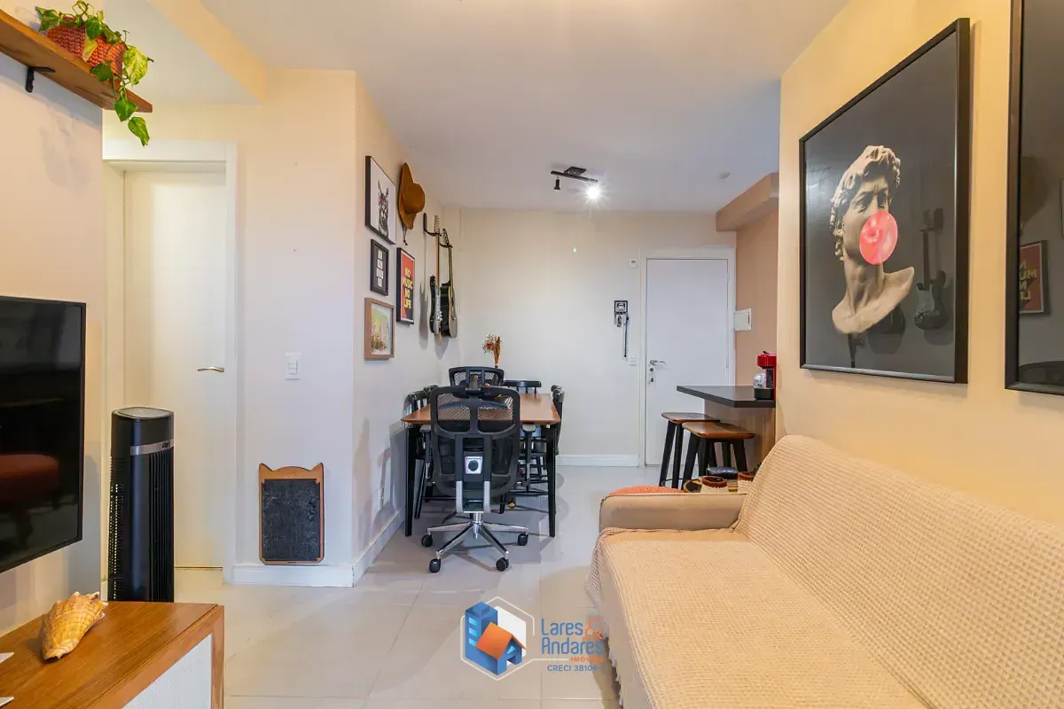 Imagem Apartamento para venda em Santo Amaro com 2 quartos, sendo 1 suíte, 68m²