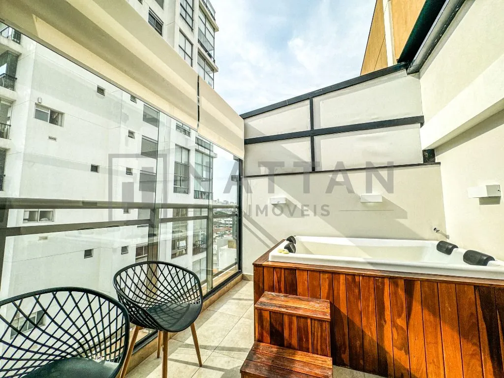 Imagem Cobertura com 1 dormitório para alugar, 73 m² por R$ 8.788,29/mês - Brooklin - São Paulo/SP