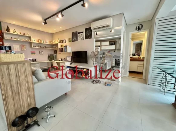 Foto do imóvel Apartamento à venda com 50m², 1 quarto, varanda, planejados, piscina, churrasqueira por R$ 380.000,00 na Vila Mathias em Santos