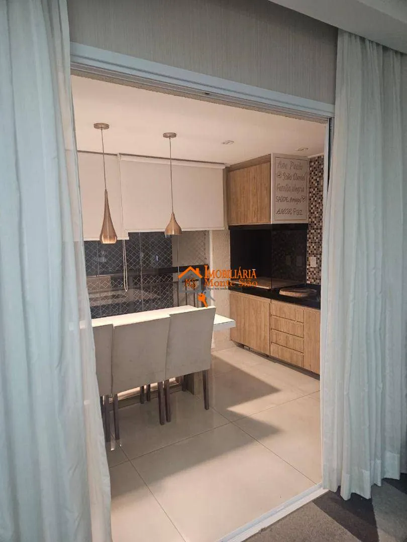 Imagem Apartamento com 2 dormitórios para alugar, 86 m² por R$ 6.565,00/mês - Picanço - Guarulhos/SP