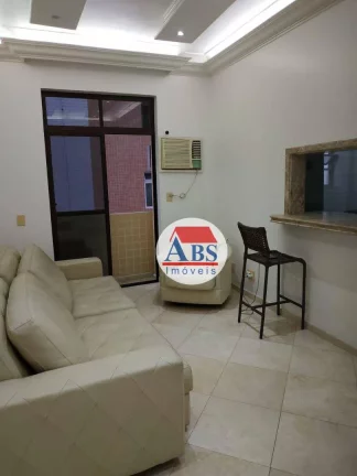 Imagem Apartamento com 2 dormitórios à venda, 87 m² por R$ 422.000 - Boqueirão - Santos/SP a uma quadra da praia