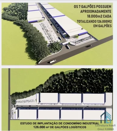 Imagem ÁREAS Industriais 272.900m2, 242.500m2, em GARUVA - SC - Ideal p Galpões Logísticos.