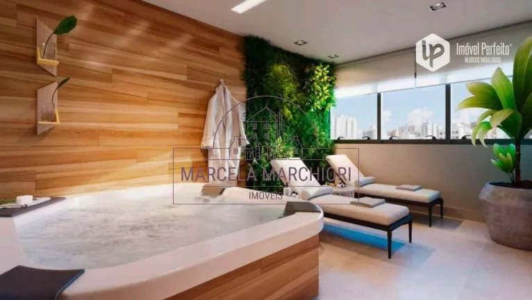 Imagem Apartamento conceito moderno varanda de frente sol da manhã e vista pro mar