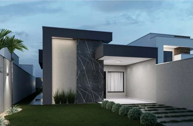 Imagem Casa De 2/4 C Suite Com Area De Lazer Em Senado Canedo