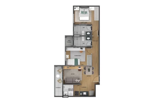 Imagem Residencial Jardins de Higienópolis - 2 e 3 dormitórios