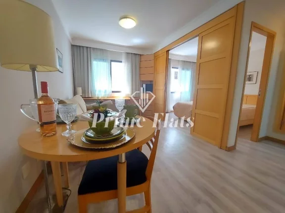 Imagem Flat disponível para locação no Green Place Ibirapuera, com 35m², 1 dormitório e 1 vaga