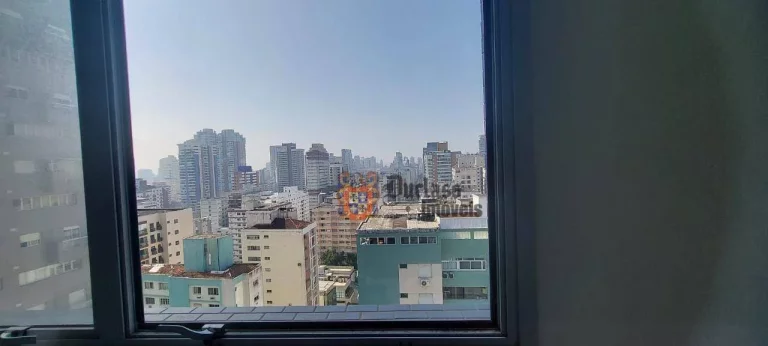 Imagem Apartamento com 1 dormitório à venda, 25 m² por R$ 349.000 - Gonzaga - Santos/SP