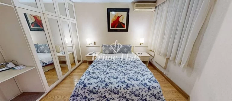 Imagem Flat disponível para locação no Hotel Paulista Wall Street na Bela Vista, com 55m², 1 dormitório e 1 vaga de garagem