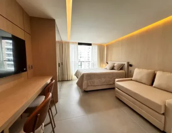 Foto do imóvel Studio para locação no Itaim Bibi, 1 quarto, 1 banheiro, 30m².