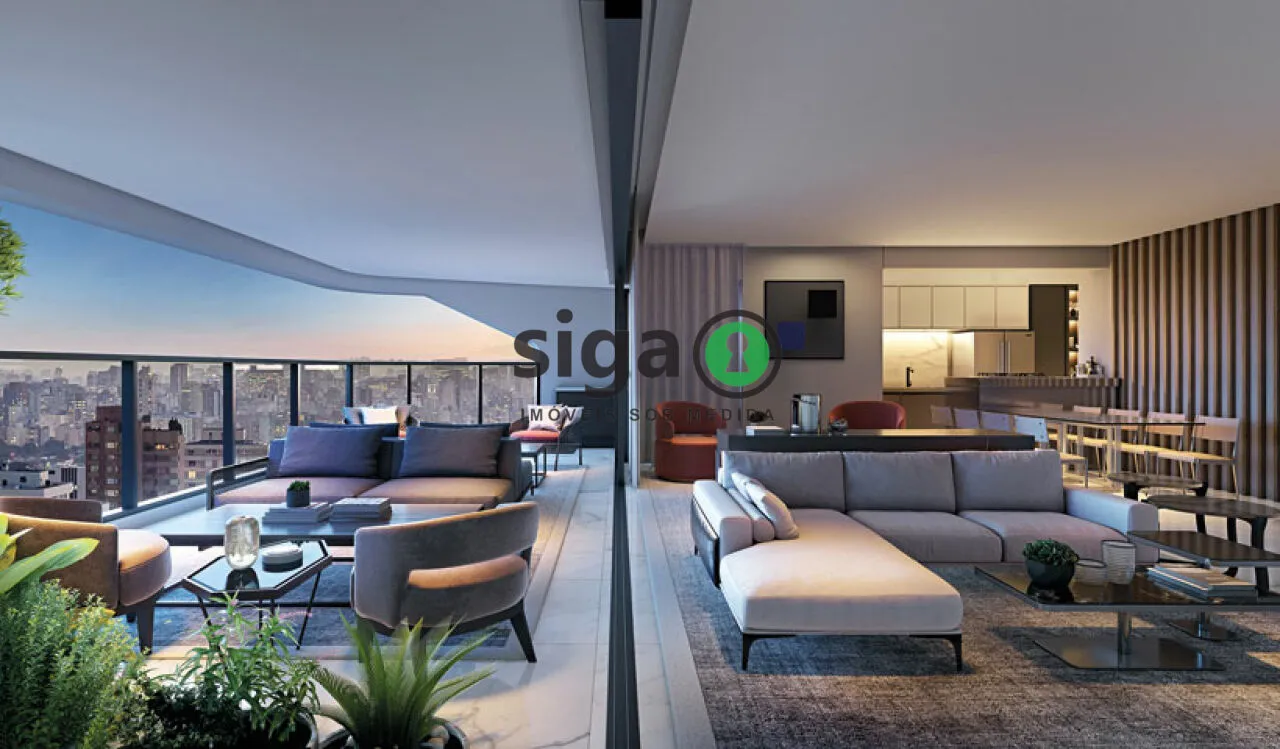 Imagem Apartamento de 196m² para venda na Chácara Santo Antônio, São Paulo SP
