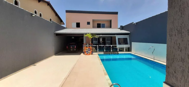 Foto do imóvel Sobrado com 5 dormitórios à venda, 340 m² por R$ 850.000,00 - Balneário Jequitibá - Itanhaém/SP