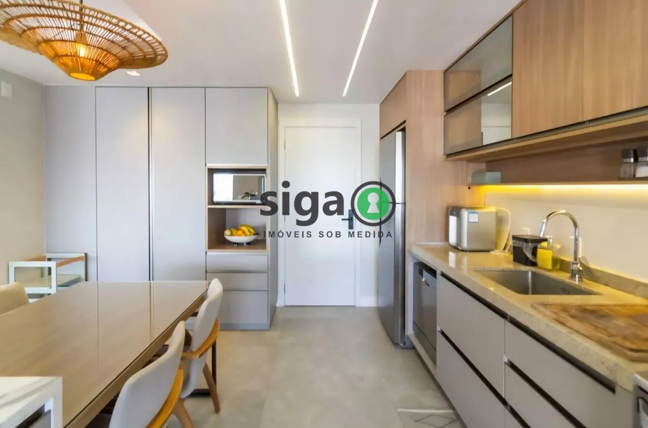 Imagem Apartamento Reformado à Venda no Campo Belo - 125 m² - 3 Suítes - 2 Vagas - Alto Padrão