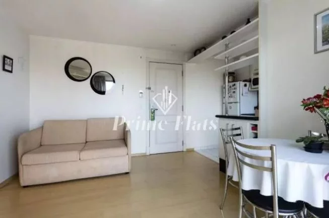 Imagem Flat disponível para venda no Quality Suítes Long Stay Vila Olímpia, com 48m², 2 dormitórios e 1 vaga de garagem