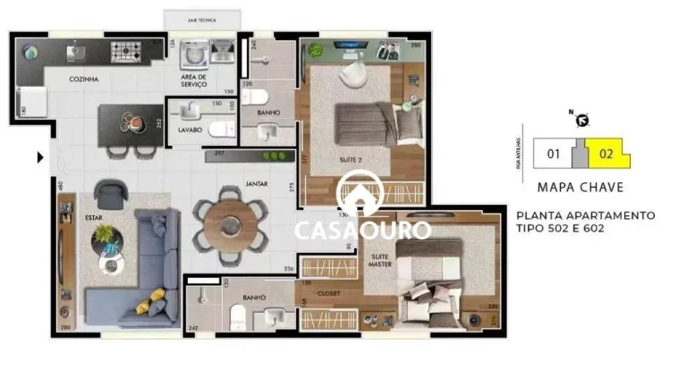 Imagem Apartamento com 2 quartos à venda, 67 m² por R$ 1.180.000 - Sion - Belo Horizonte/MG