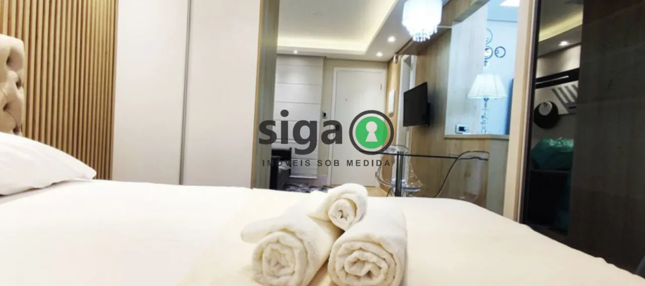 Imagem Apartamento 35m² para locação mobiliado, localizado no Bela Vista, São Paulo