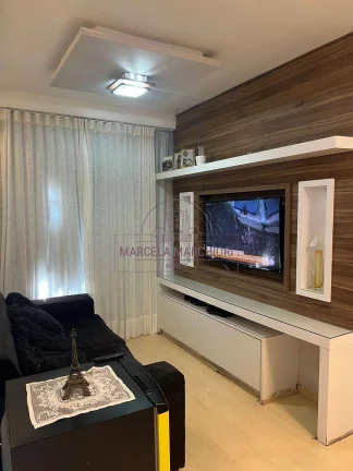 Imagem Apartamento de 3/4 com suíte e Closet, varanda com cortina de vidro