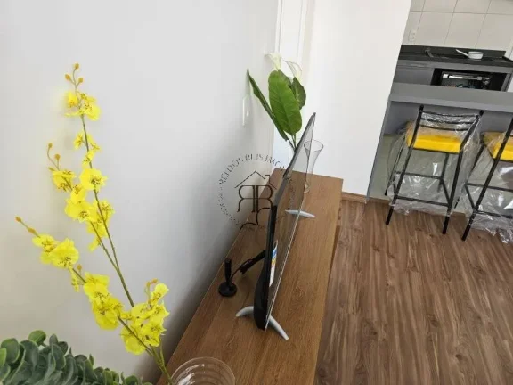 Imagem Ótimo apartamento mobiliado, em andar alto, com lazer completo a 50m do metrô Bresser Mooca.