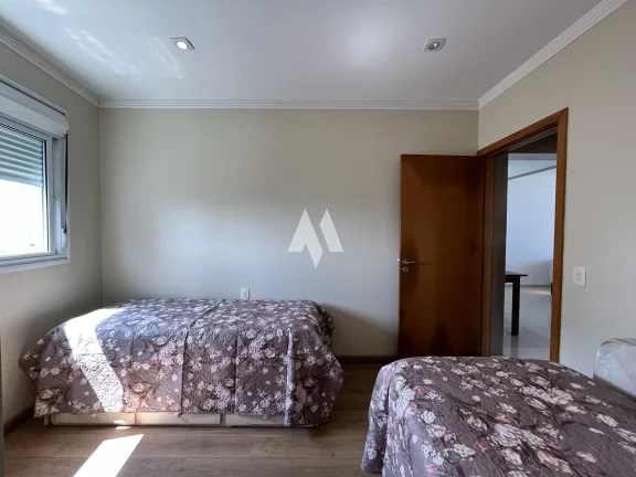 Imagem Apartamento com varanda e vista mar 3 suítes 3 vagas e lazer para alugar na Aparecida em Santos/SP