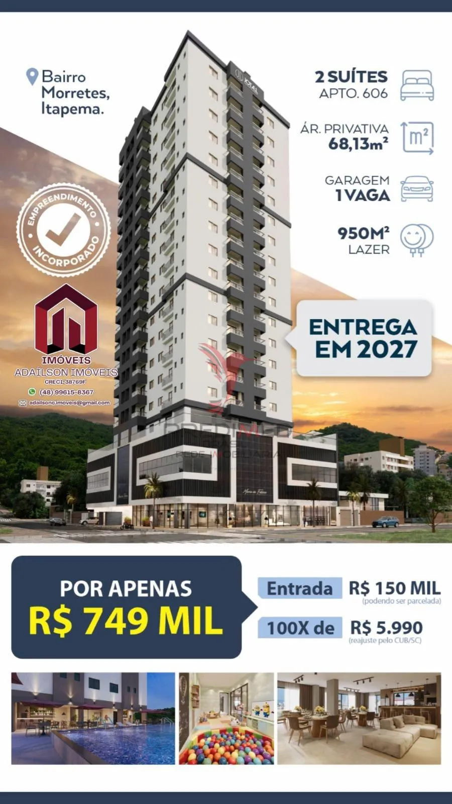 Imagem Maria de Fátima Residence Itapema SC Brasil