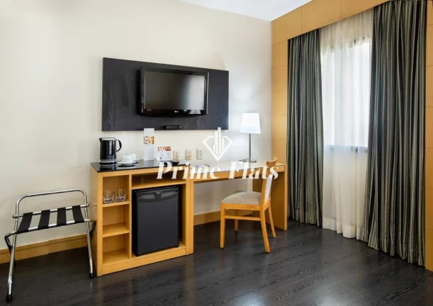 Imagem Flat disponível para venda no Innside São Paulo Itaim, com 29m², 1 dormitório e 1 vaga
