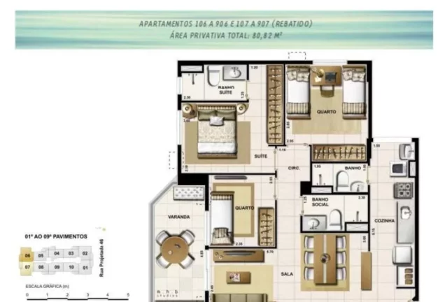 Imagem APARTAMENTO RESIDENCIAL em Rio de Janeiro - RJ, Recreio dos Bandeirantes