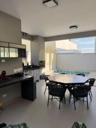 Imagem Excelente Casa a venda condomínio Terras do Vale 3 Dormitórios 2 Suítes Piscina
