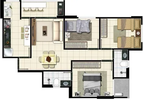 Imagem Apartamento à venda no bairro Vila Brasília - Aparecida de Goiânia/GO